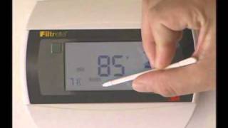 Filtrete 3M50 Thermostat How to activate the holiday program [upl. by Adaiha]