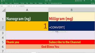 Convert Nanogram to Milligram [upl. by Eradis348]