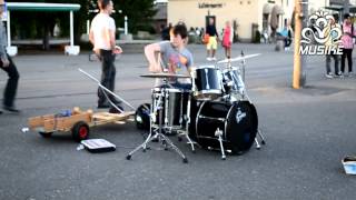 Epic Street Drumming  Best Drummer in the World  Baard Kolstad  HD [upl. by Aihsot]