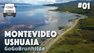 From Montevideo Uruguay to Ushuaia Argentina  Road trip through South America  Video 01 [upl. by Jorgensen]