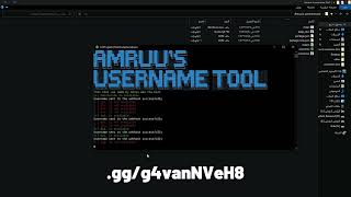 discord username generating and checking tool 34 letters [upl. by Codie975]