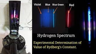 Rydbergs Constant by studying Hydrogen Spectrum  Experiment [upl. by Aehc]