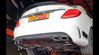 MERCEDES C180 AMG KUMANDALI VAREX EGZOZ SESİ [upl. by Seppala]