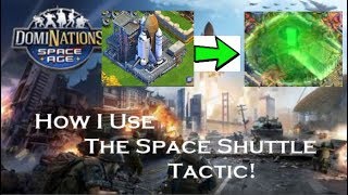 DomiNations Space Age How I Use Satellite Tactic in World War [upl. by Carlye]