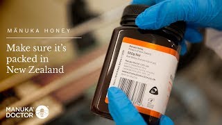 Manuka Honey Make sure its packed in New Zealand [upl. by Worlock]