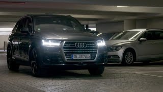 Audi Autonomous Parking Demo at Hamburg Airport [upl. by Ortrud]