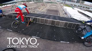 Full Lap on the Olympic BMX Track in Tokyo [upl. by Argus]