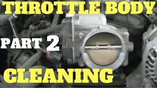 PART 2 CLEANING LS ENGINE THROTTLE BODY  Chevy amp GMC Vortec 48 53 60 62 Liter [upl. by Corb]