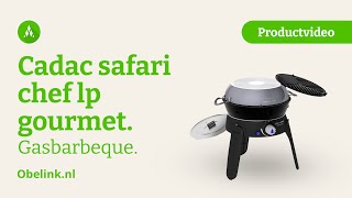 Cadac Safari Chef LP Gourmet gasbarbecue  Productvideo  Obelink [upl. by Fogel]