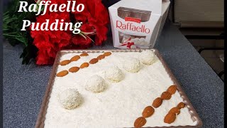 Raffaello puddingrich creamy Raffaello pudding recipeeasy puddingBy Cook with Kaira [upl. by Naruq44]