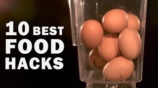 10 BEST FOOD HACKS recompilation [upl. by Asirralc]