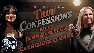 True Confessions with Jenna Ortega and Catherine OHara  The Tonight Show Starring Jimmy Fallon [upl. by Nila]