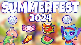 Prodigy Math Game  INSANE NEW Summerfest 2024 in Prodigy [upl. by Elocen929]