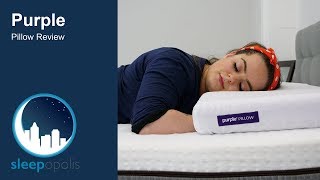 Purple Pillow Review  Relief and Support from a New Material [upl. by Kneeland]