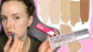 NEW FITGLOW CONCEAL first impressions green clean organic beauty [upl. by Ramat]