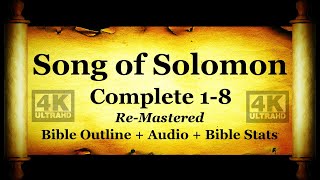 Holy Bible Book 22  The Song of Solomon  KJV Read Along HD 4K Audio Text Narration 1 [upl. by Aver]