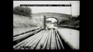 Canals in Britain in the 1950s Flm 5749 [upl. by Tarkany]