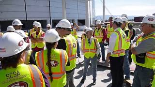 49ers Levis Stadium Construction Tour 2013  Part 2 Inside [upl. by Ditzel501]