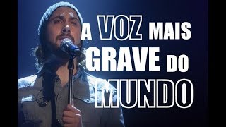 A VOZ mais GRAVE do MUNDO  Uma Das  Aumente o volume [upl. by Anial]