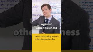 How to use trading losses to reduce Corporation Tax tradinglosses taxrelief shorts [upl. by Eisnyl]