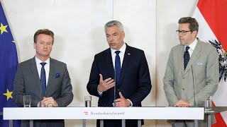 Pressekonferenz über den Austausch von Wirtschaftstrategien [upl. by Enal]