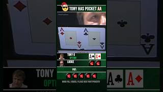 Tony G has Pocket Aces😎 poker [upl. by Eeliah]