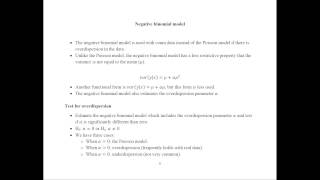 Count Data Models [upl. by Caroline]