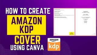 How to create Amazon Kdp paperback cover Using Canva [upl. by Alleiram812]