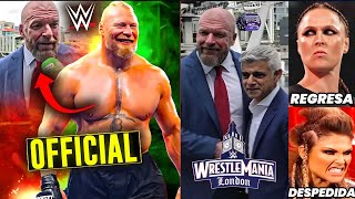 Triple H Confirma Regreso De Brock Lesnar  Wrestlemania En Londres  Cody Rhodes [upl. by Alfredo]