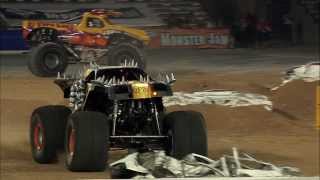 Monster Jam  MaxD Freestyle in Abu Dhabi  May 10 2013 [upl. by Lilahk963]