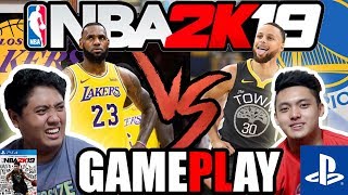 NBA 2K19 PS4 GAMEPLAY Los Angeles Lakers Vs Golden State Warriors  JCCALOY [upl. by Adnawt748]