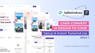 CARA SETUP amp KONFIGURASI PROJECT TAILWIND CSS PERTAMA KALI  PART1 [upl. by Erlin]
