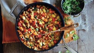 Fall Vegetable and Chickpea Curry  2017 Milk Calendar [upl. by Norahs]