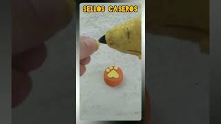 Acompáñame a ver como se hacen estos divertidos sellos caseros [upl. by Carmelina]