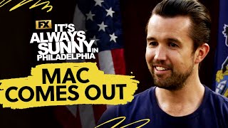 Mac Comes Out  Scene  Its Always Sunny in Philadelphia  FX [upl. by Korns]