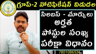 Appsc Group2 నోటిఫికేషన్ విడుదల  Syllabus  Group2 Notification Posts  eligibility  Appsc Group2 [upl. by Schou]