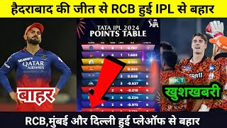 IPL Points Table 2024 Today 16 APRIL  RCB vs SRH after match points table  IPL 2024 [upl. by Jeggar419]