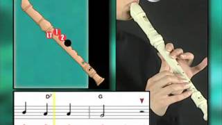 Ex007 How to Play Recorder  Recorder Lessons for Beginners [upl. by Anelle]