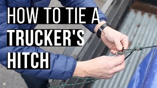 How To Tie A Truckers Hitch [upl. by Netsrijk]