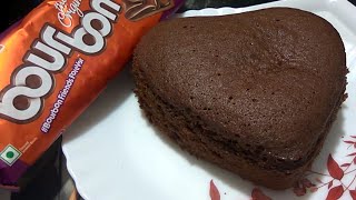 Bourbon Biscuit Cake Recipe in Microwave Oven  Eggless Yummy Bourbon Biscuit Cake in Microwave Oven [upl. by Htiduy]