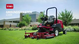 Toro  Groundsmaster® e3200 Spanish [upl. by Lamiv890]