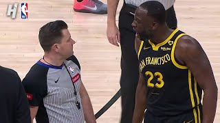 Draymond got called for a foul and tech on this play 😳 [upl. by Yrrat]