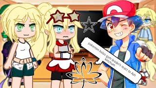 pokemon kalos gym leaders react to Ash ketchum [upl. by Inanuah]