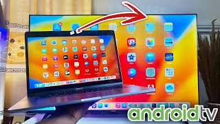 How to Screen Mirror MacBook to Android TV [upl. by Linell346]