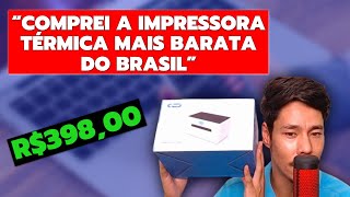 Comprei a IMPRESSORA TERMICA mais BARATA do Brasil KNUP IM600 vale a pena [upl. by Alis]