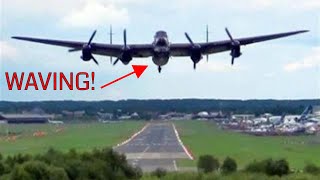 🇬🇧 Goosebumps As Glorious Sounding WW2 Lancaster Bomber Takes off With Spitfire Lead [upl. by Ariet]