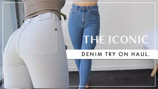 THE ICONIC DENIM TRY ON HAUL  Petite girls  Nov 2020 [upl. by Amiarom385]