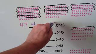 Grade 2 Math 37 Exploring regrouping of counters [upl. by Faith]