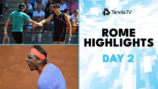 Nadal Makes Rome Return Fognini vs Evans Draper amp More  Rome 2024 Highlights Day 2 [upl. by Siger]