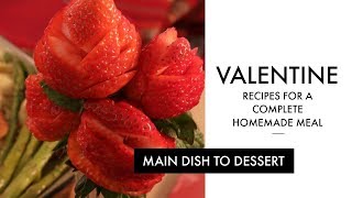 Valentines Day Recipes  Homemade Valentine Meal Idea  RadaCutlerycom [upl. by Cissy745]